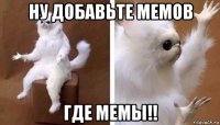 ну добавьте мемов где мемы!!