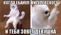 когда ебанул жигулёвского и тебя зовёт девушка