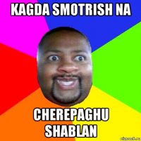 kagda smotrish na cherepaghu shablan