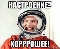 настроение? хорррошее!