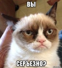 вы серъезно?