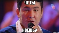 че ты ноешь?