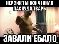 нерсик ты конченная паскуда тварь завали ебало