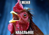 у меня кабельное