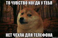 то чувство когда у тебя нет чехла для телефона