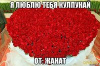 я люблю тебя кулпунай от: жанат