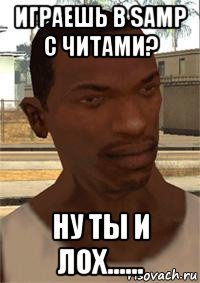играешь в samp с читами? ну ты и лох......