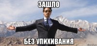 зашло без упихивания