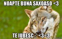 noapte buna saxoaso <3 te iubesc :* <3<3