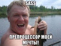 sass препроцессор моей мечты!