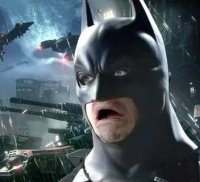 Создать мем Batman shocked