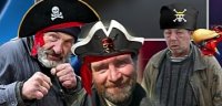 Создать мем Бомжи пираты