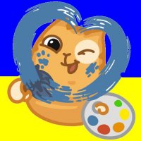 Создать мем Кіт Персик художник