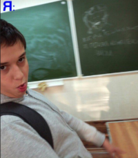 Создать мем Странный мальчик