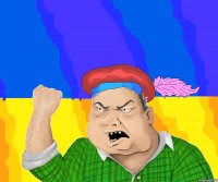Создать мем Український художник в 3D