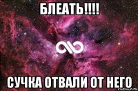 блеать!!!! сучка отвали от него