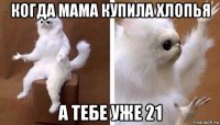 когда мама купила хлопья а тебе уже 21