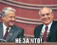  не за что!