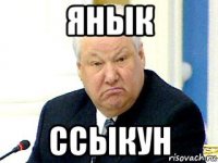 янык ссыкун