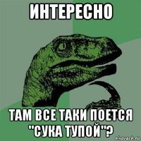 интересно там все таки поется "сука тупой"?