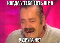 когда у тебя есть vip а у друга нет