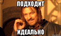 подходит идеально