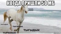 когда пришли 50 мб 