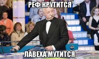 реф крутится лавеха мутится