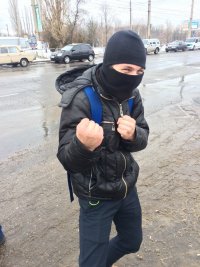Создать мем Боец