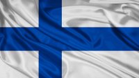 Создать мем Флаг финляндии