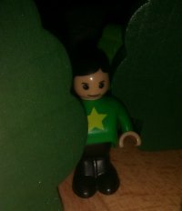 Создать мем Лего человечек