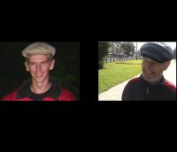 Создать мем Тамбовский дед vs парень