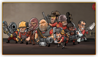 Создать мем Team fortress kill you