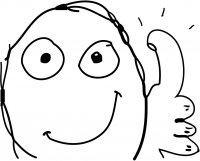 Создать мем Thumb Up face