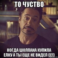 то чуство когда шолпана купила елку а ты еще не видел ее!)