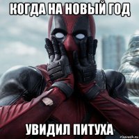 когда на новый год увидил питуха