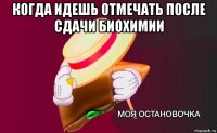 когда идешь отмечать после сдачи биохимии 