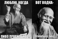 ЛЮБЛЮ, КОГДА ПИВО ПРАВИЛЬНОЕ... ВОТ ВОДКА- ПРАВИЛЬНОЕ ПИВО...