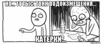 но... 14 тыс. тонн водоизмещения... катерки...