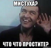мистуха? что что простите?