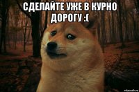 сделайте уже в курно дорогу :( 