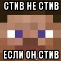 стив не стив если он стив