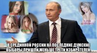  в срединной россии на последние думские выборы пришли меньше трети избирателей.