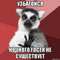 узбагойся ночного гостя не существует