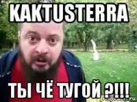kaktusterra ты чё тугой ?!!!