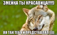 змейка ты красавица!!!!) яя так тебя и представлял ))))