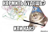 кормить будешь? или как?