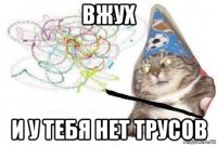 вжух и у тебя нет трусов