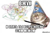 вжух и опять ты встретился с этим мемом