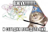 вжух!!!!!!! и сегодня понедельник